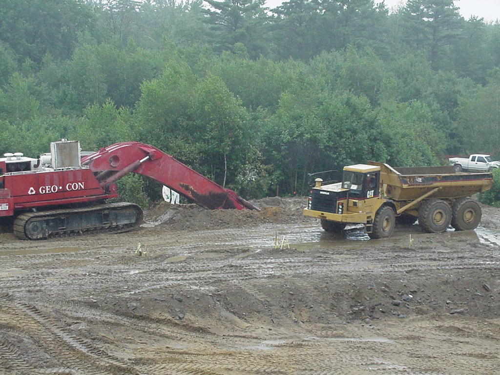 Excavation at bedrock #2